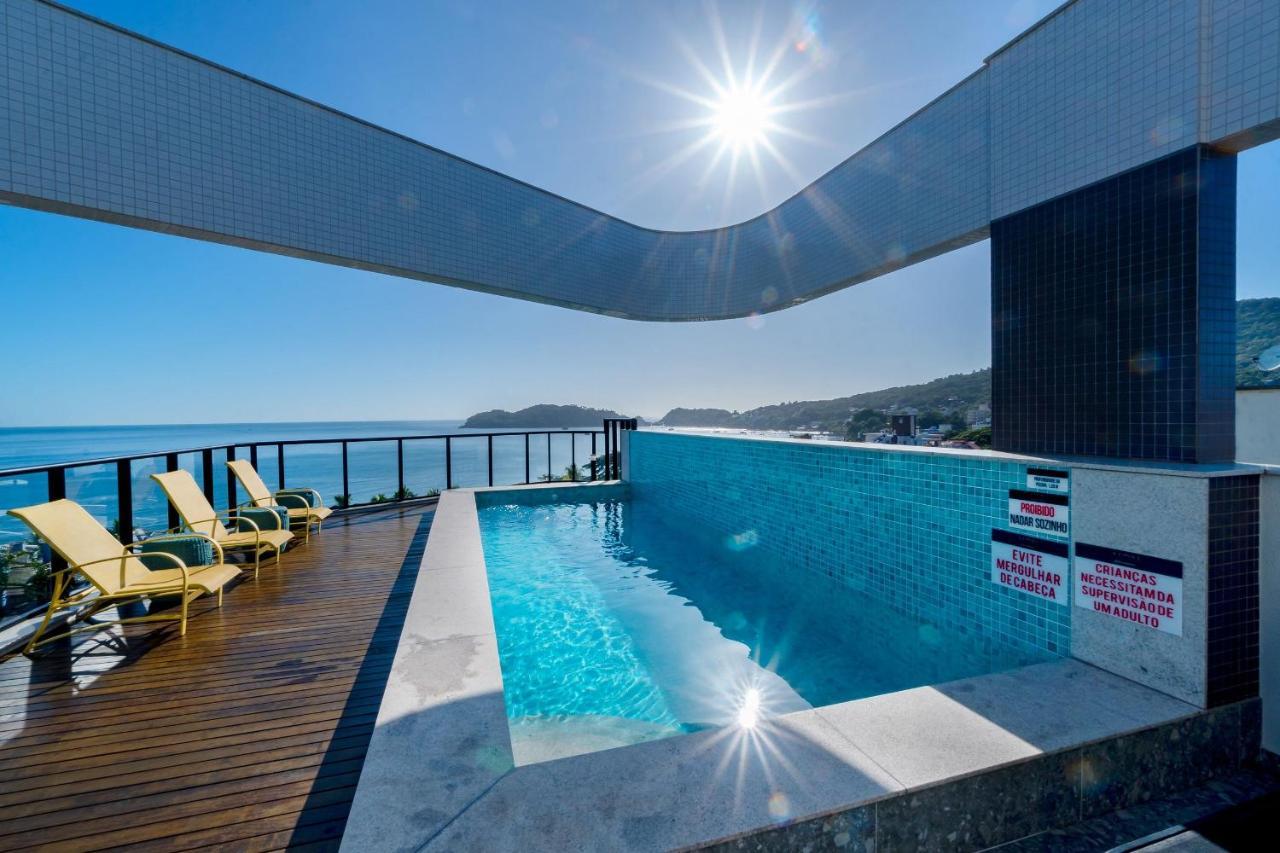 Confortavel Loft Em Condominio Com Piscina Bombinhas Esterno foto