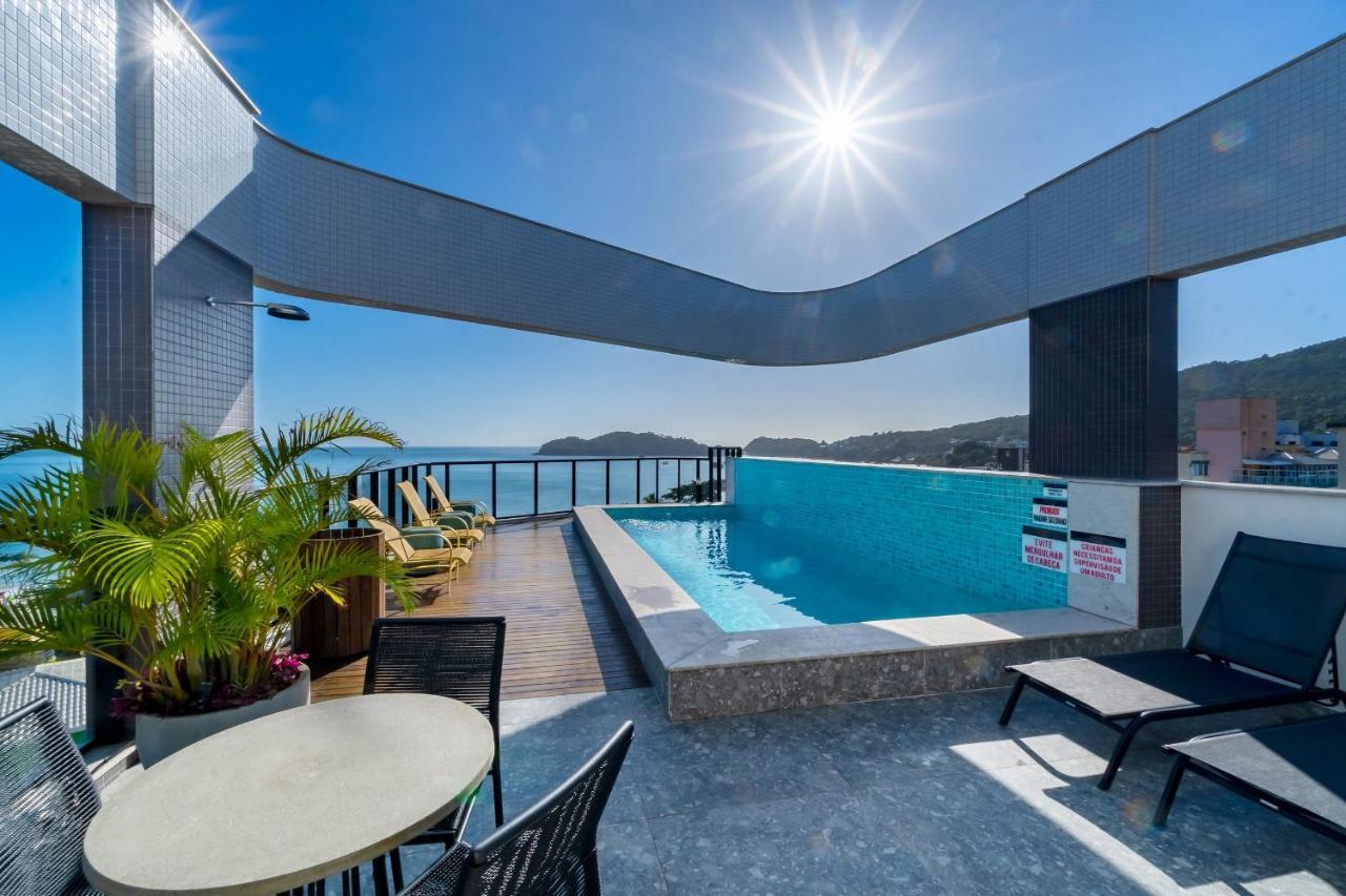 Confortavel Loft Em Condominio Com Piscina Bombinhas Esterno foto