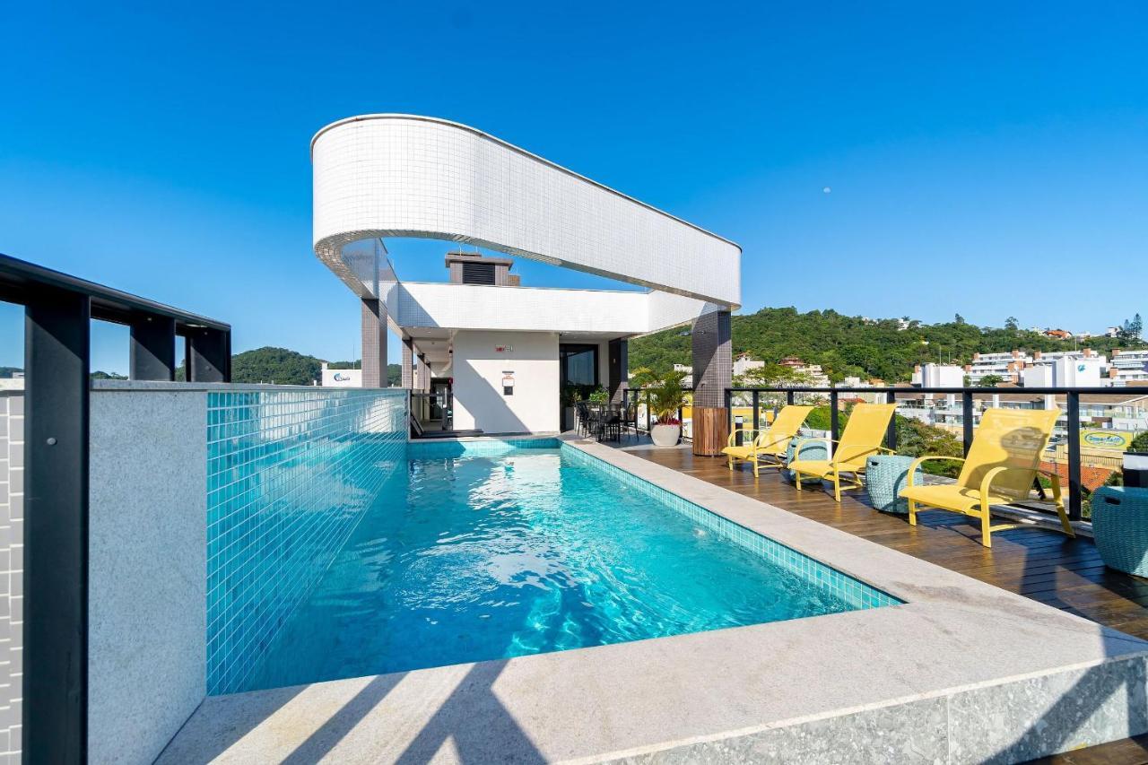 Confortavel Loft Em Condominio Com Piscina Bombinhas Esterno foto